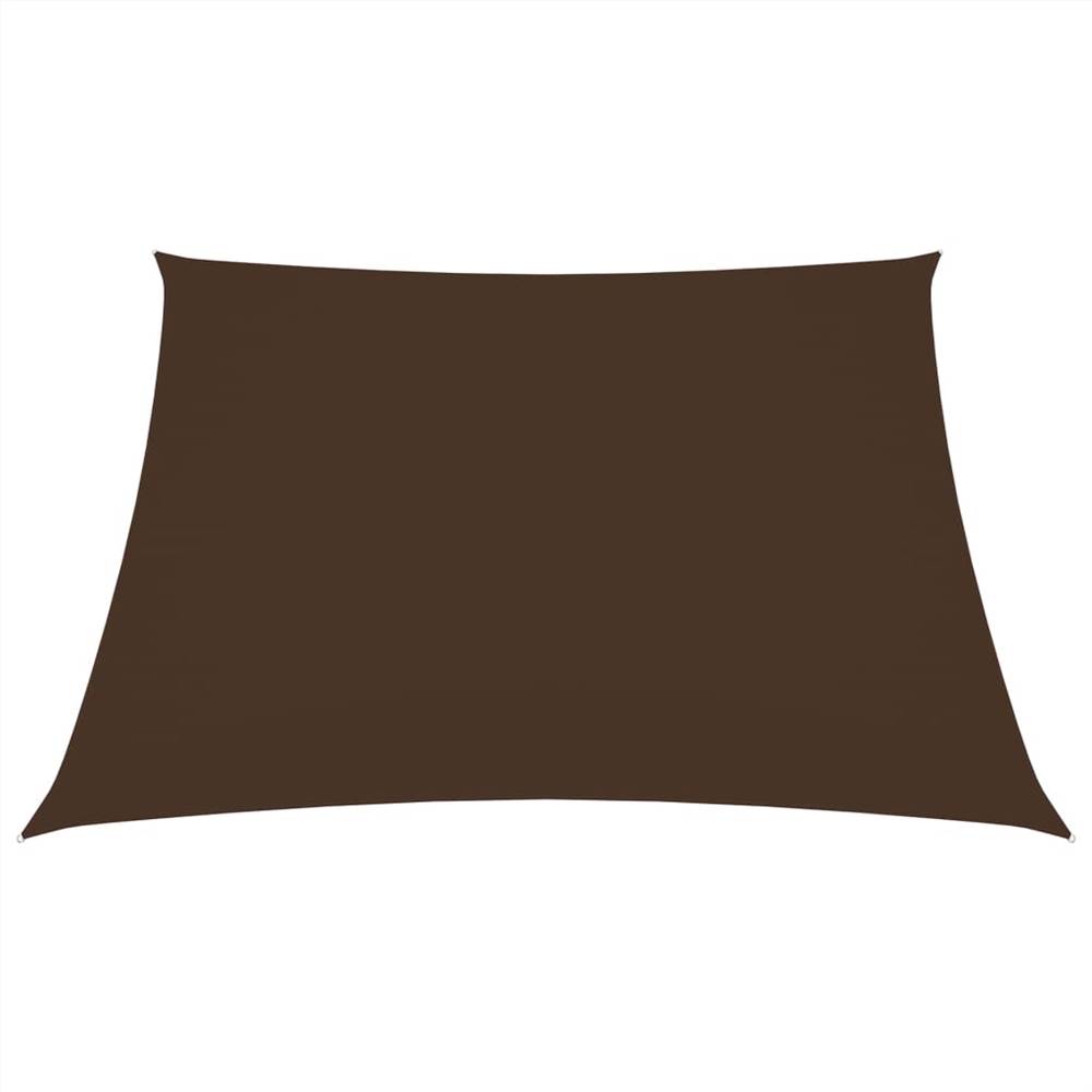Sunshade Sail Oxford Fabric Square 6x6 m Brown