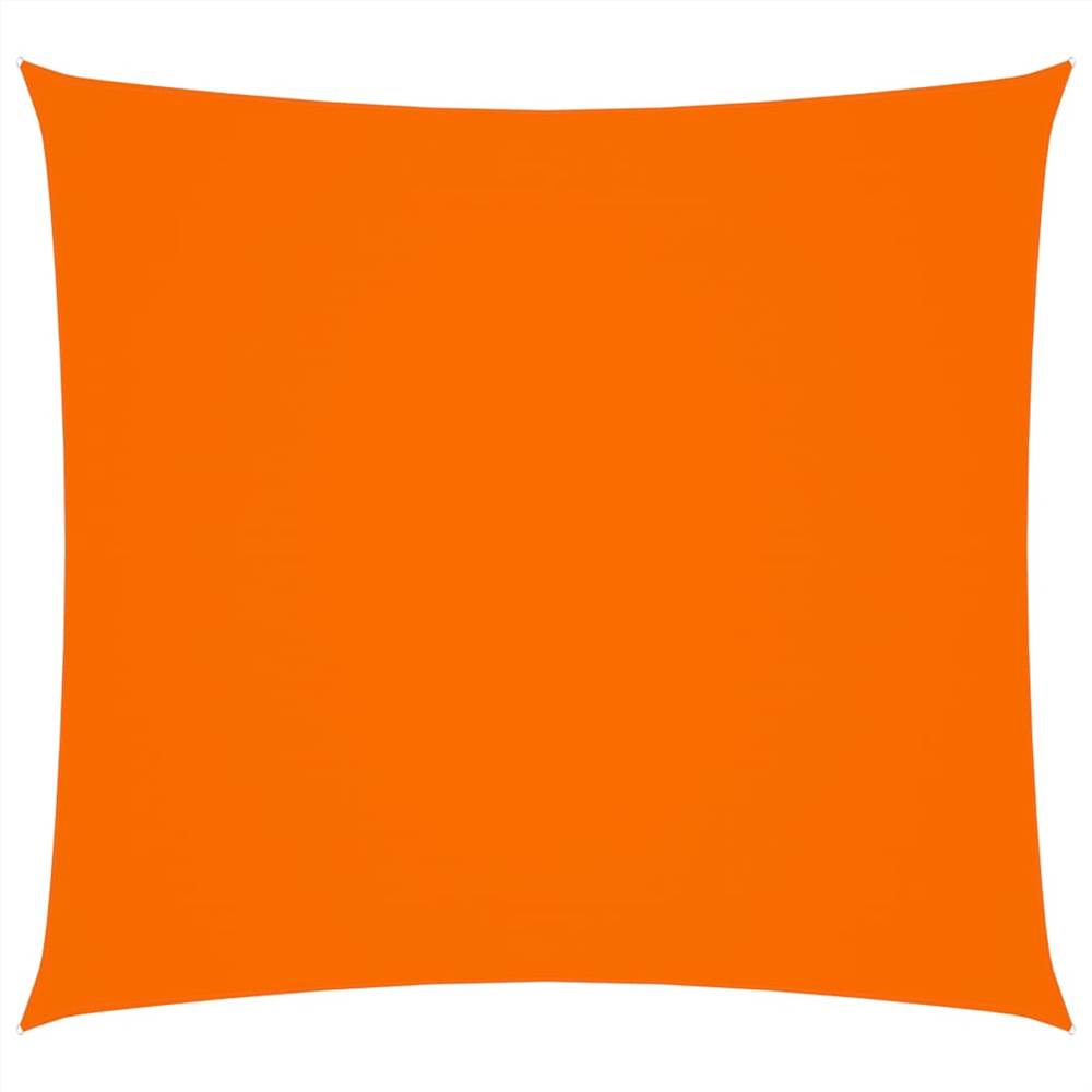 Sunshade Sail Oxford Fabric Square 7x7 m Orange