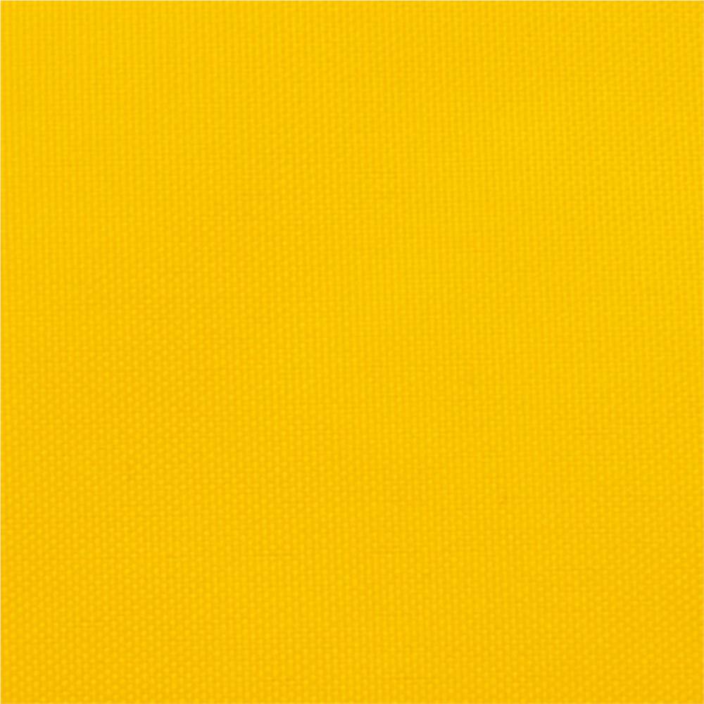 Sunshade Sail Oxford Fabric Square 7x7 m Yellow