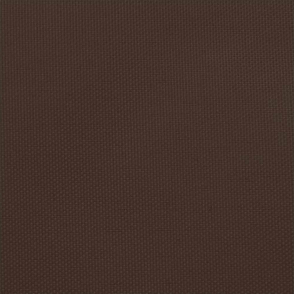 Sunshade Sail Oxford Fabric Trapezium 4/5x4 m Brown