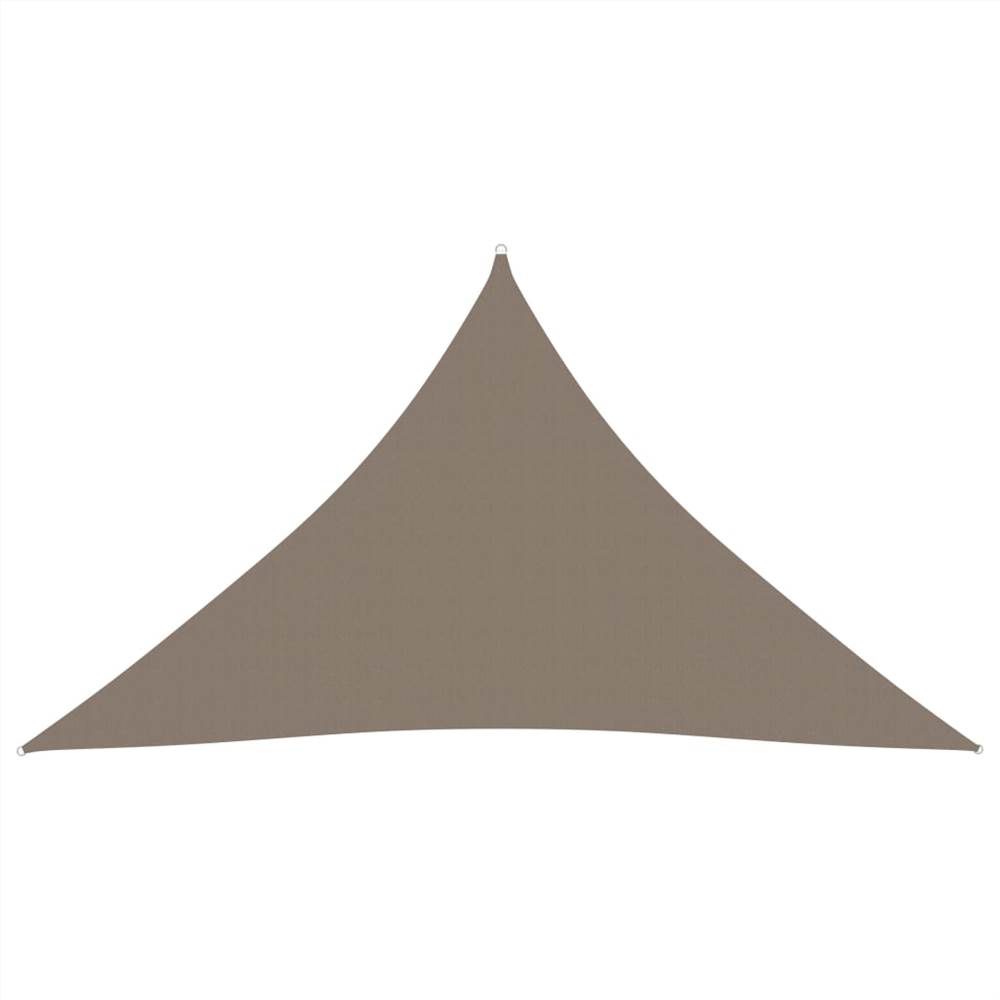 

Sunshade Sail Oxford Fabric Triangular 3.5x3.5x4.9 m Taupe