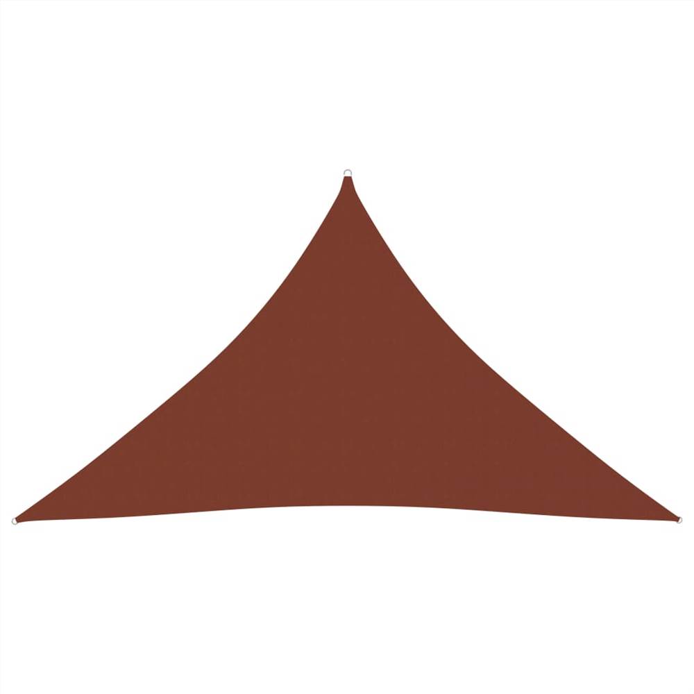 

Sunshade Sail Oxford Fabric Triangular 3.5x3.5x4.9 m Terracotta