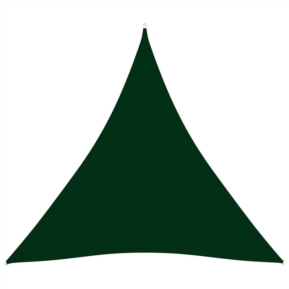 

Sunshade Sail Oxford Fabric Triangular 3.6x3.6x3.6 m Dark Green