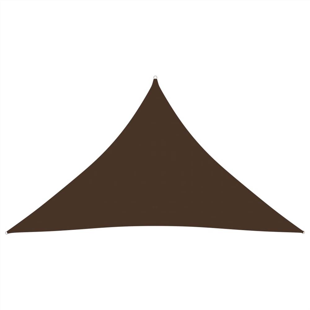 

Sunshade Sail Oxford Fabric Triangular 3x3x4.24 m Brown