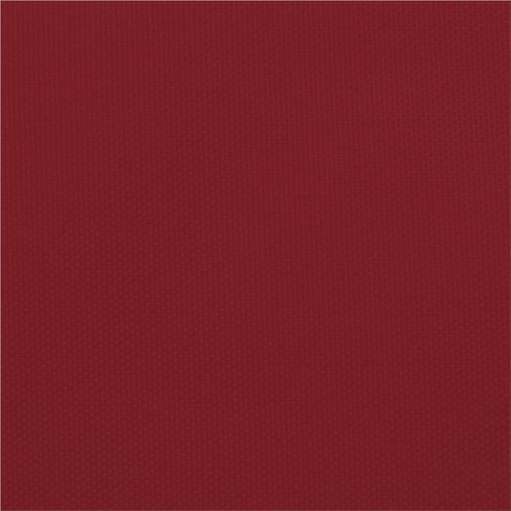 Sunshade Sail Oxford Fabric Triangular 3x4x4 m Red