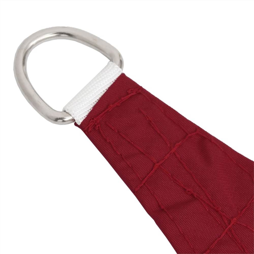 Sunshade Sail Oxford Fabric Triangular 3x4x4 m Red