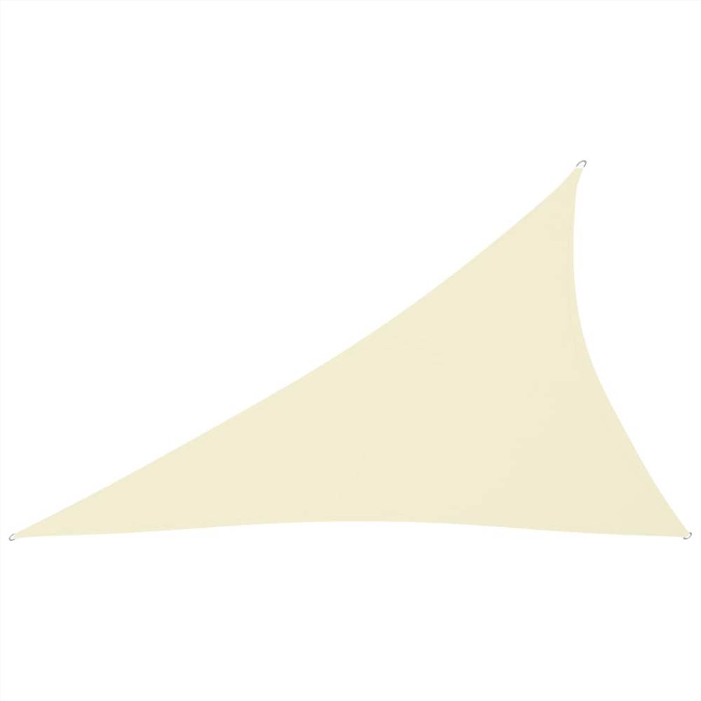 

Sunshade Sail Oxford Fabric Triangular 3x4x5 m Cream