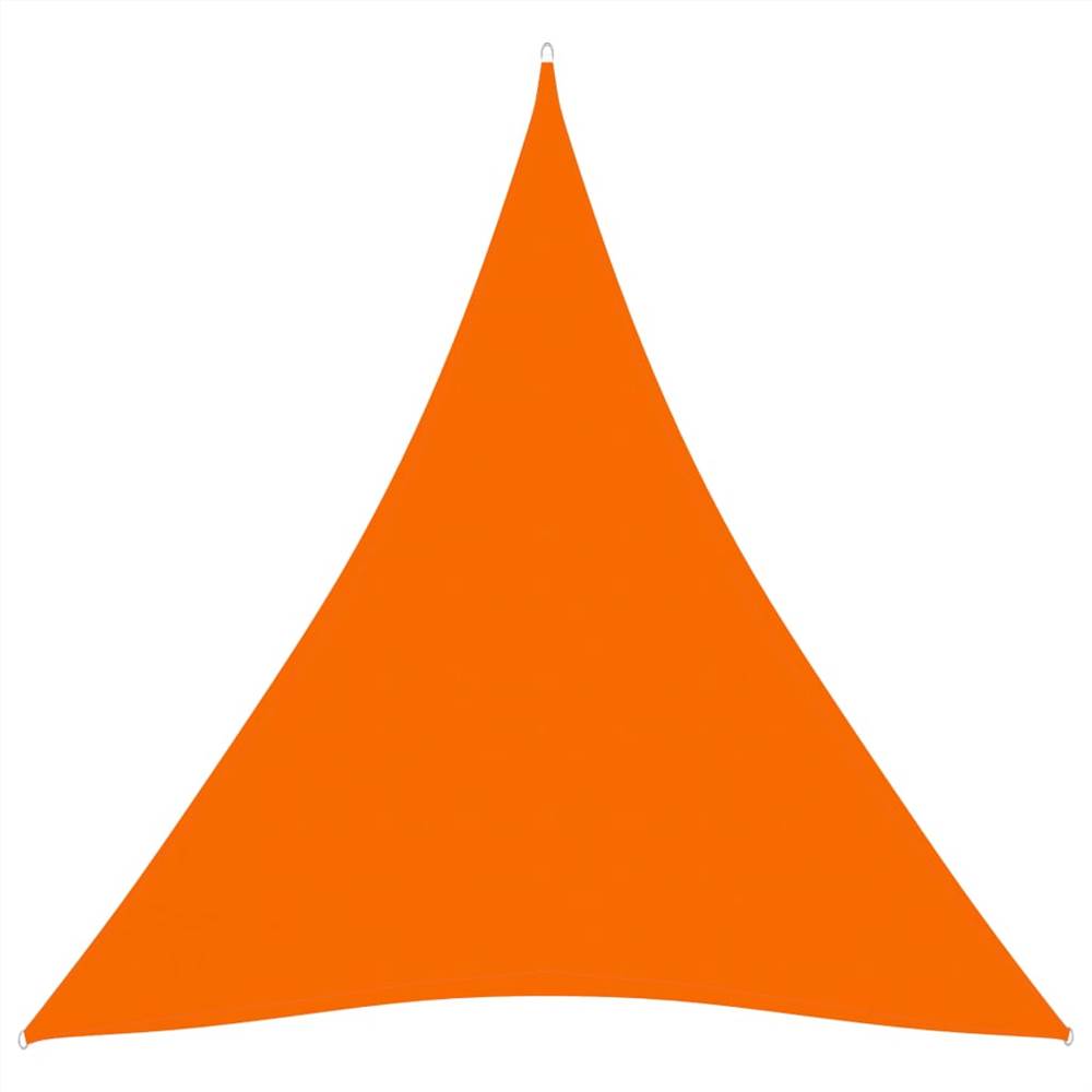 Sunshade Sail Oxford Fabric Triangular 4.5x4.5x4.5 m Orange