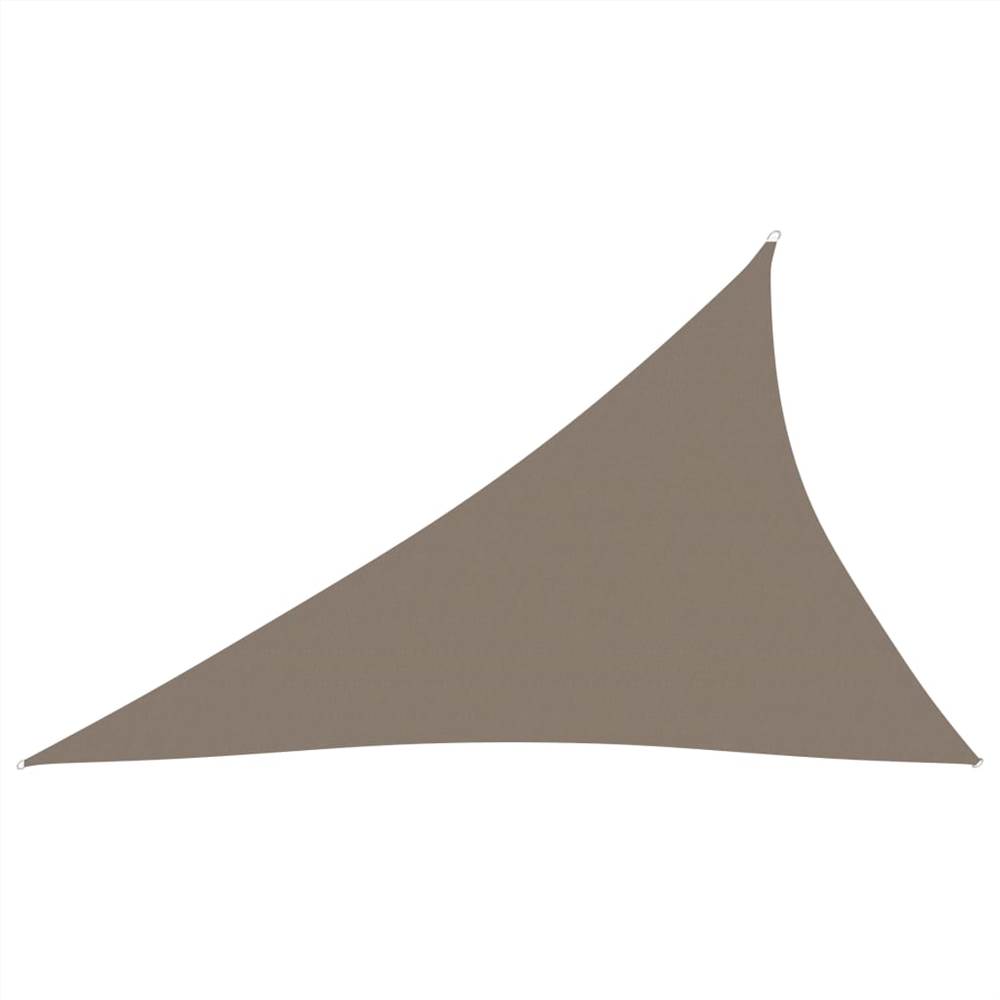 

Sunshade Sail Oxford Fabric Triangular 4x5x6.4 m Taupe
