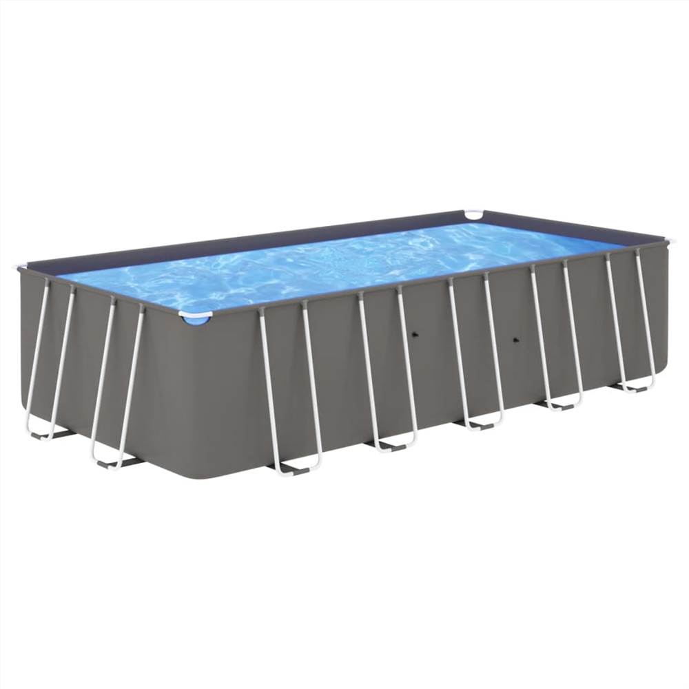 

Swimming Pool with Steel Frame 540x270x122 cm Anthracite