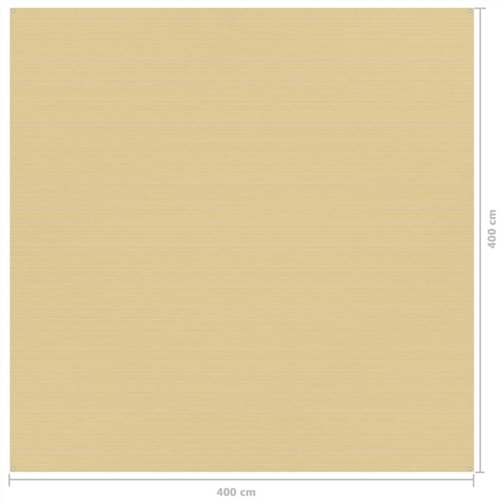 Tent Carpet 400x400 cm Beige