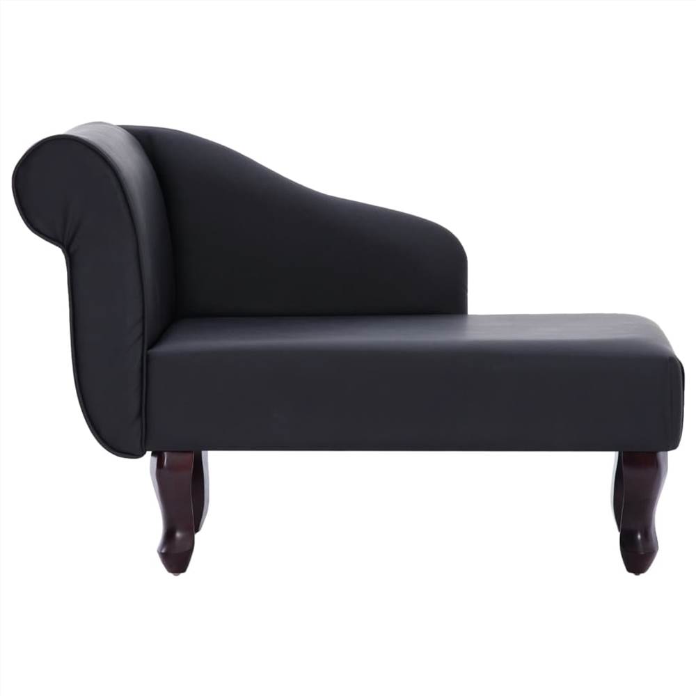 281367 Chaise Longue Faux Leather Black 10 281367 Chaise Longue Faux Leather Black