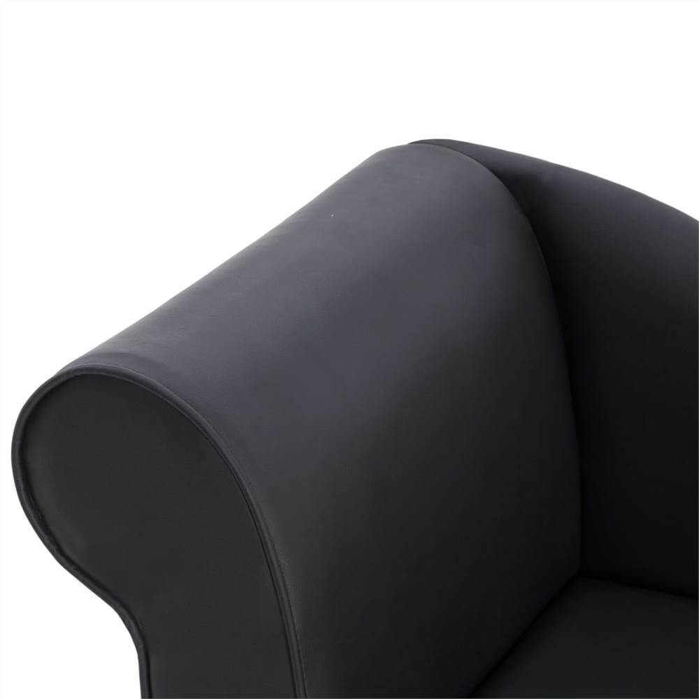 281367 Chaise Longue Faux Leather Black 12 281367 Chaise Longue Faux Leather Black