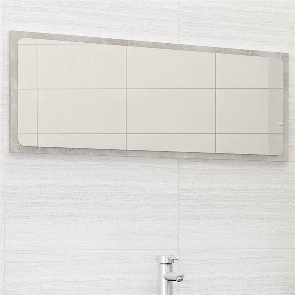 

Bathroom Mirror Concrete Grey 100x1.5x37 cm Chipboard