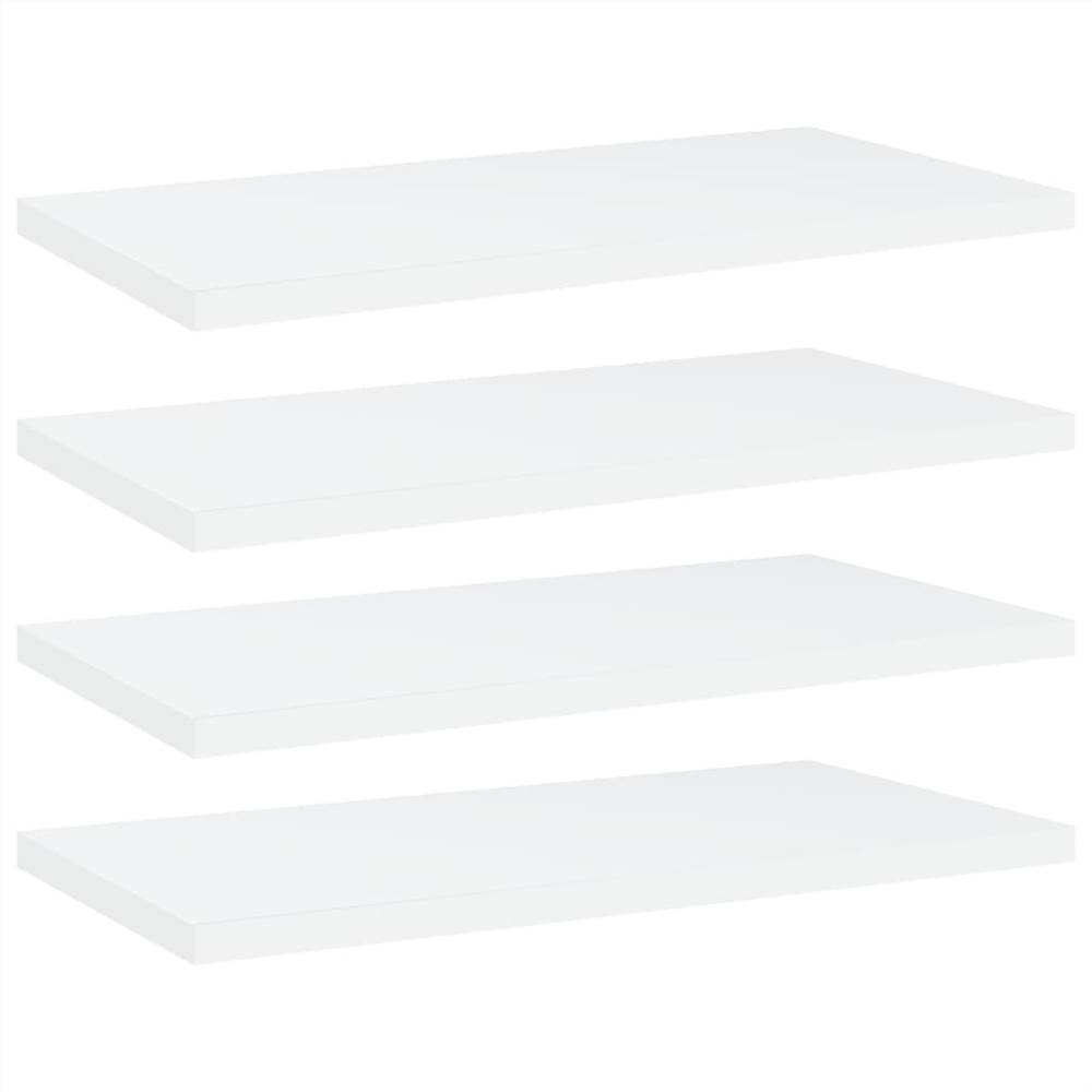 

Bookshelf Boards 4 pcs White 40x20x1.5 cm Chipboard