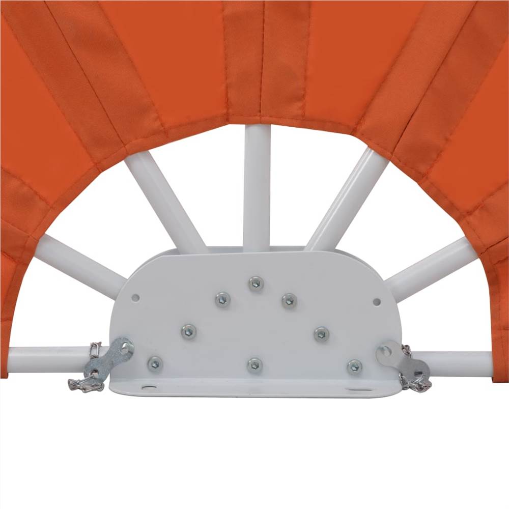 Collapsible Terrace Side Awning Terracotta 200 cm