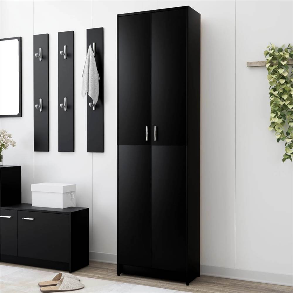 

Hallway Wardrobe Black 55x25x189 cm Chipboard