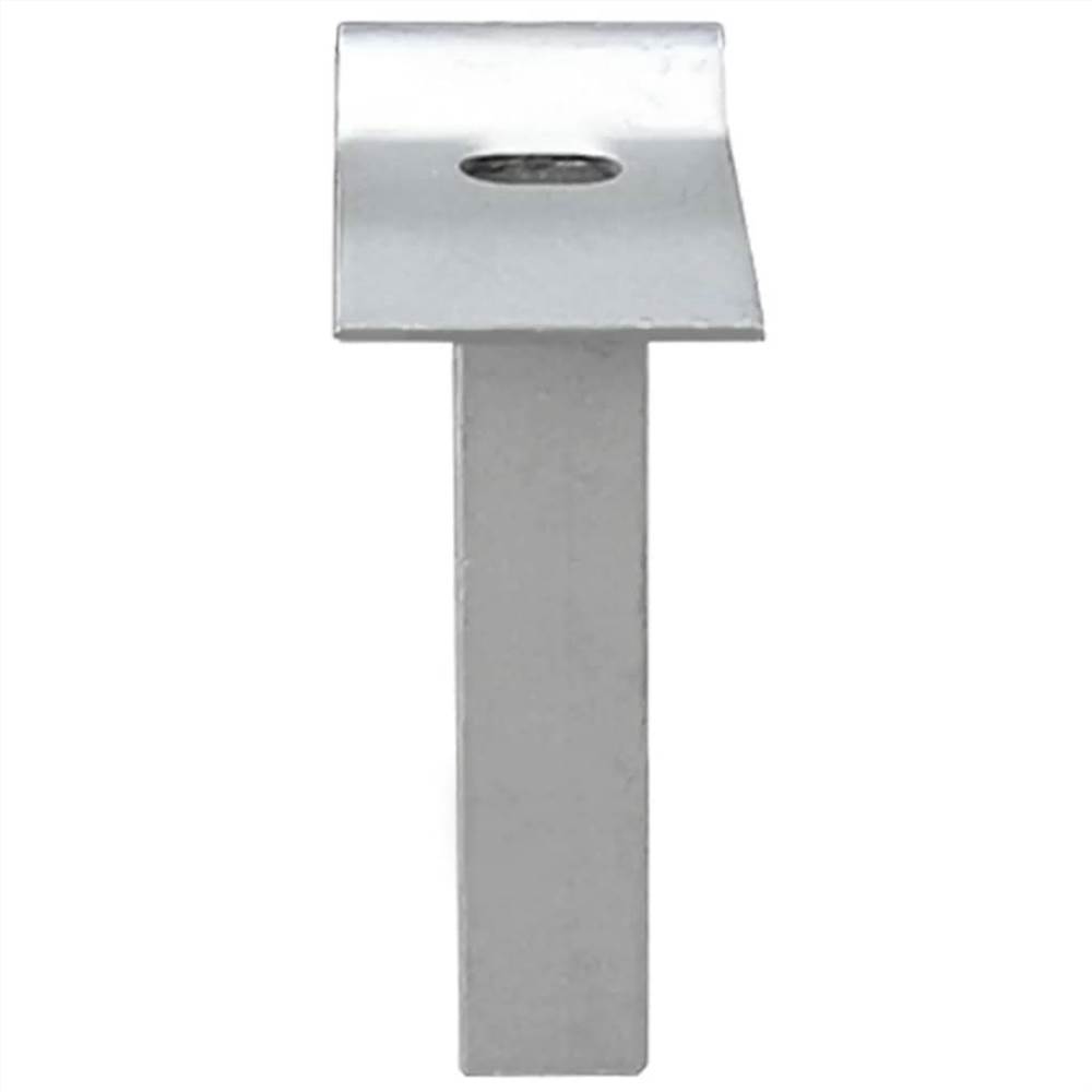 Mesh Garden Gate Galvanised Steel 400x75 cm Grey