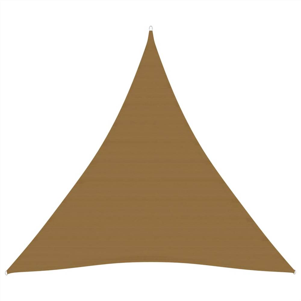 

Sunshade Sail 160 g/m² Taupe 3x3x3 m HDPE