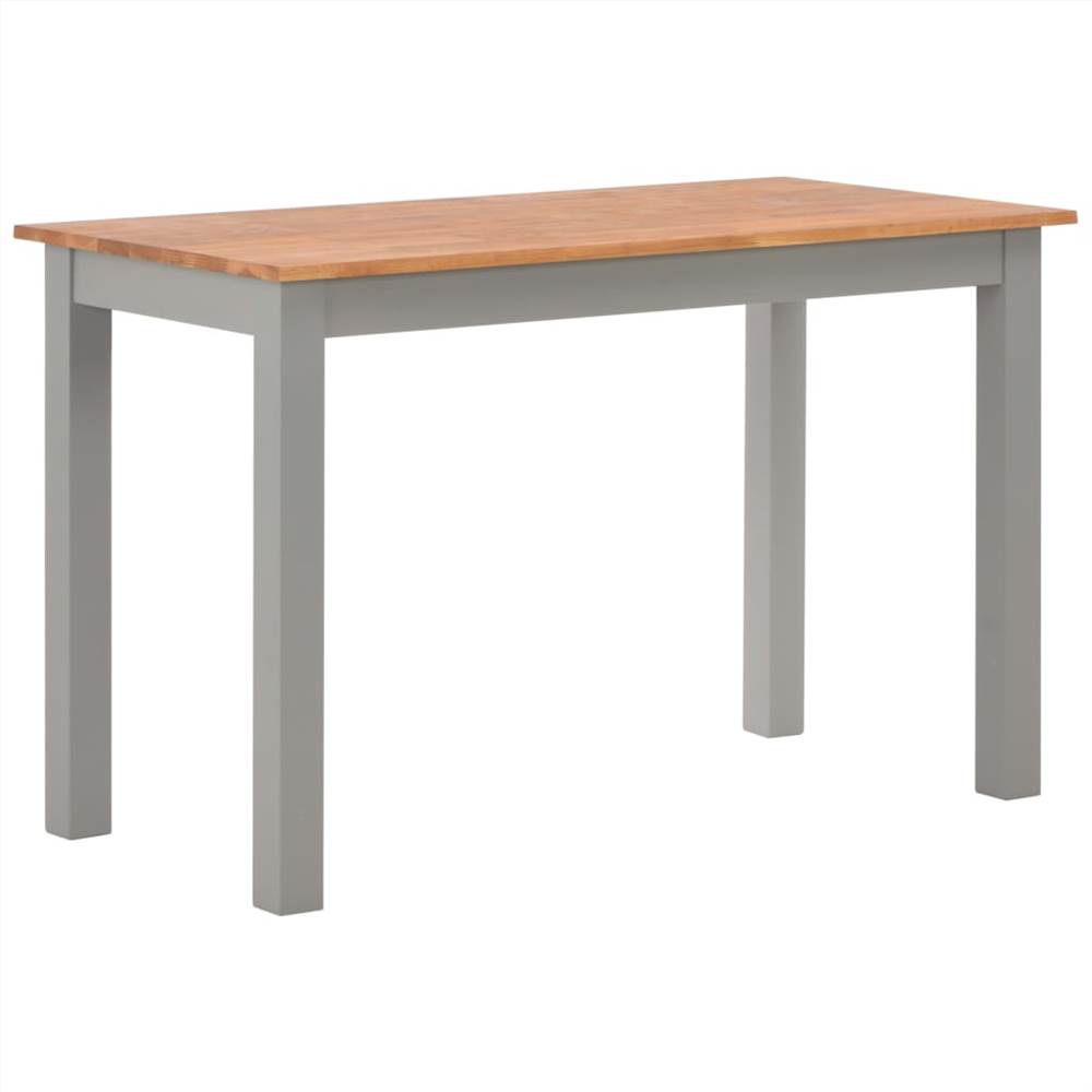 

Dining Table 120x60x74 cm Solid Oak Wood