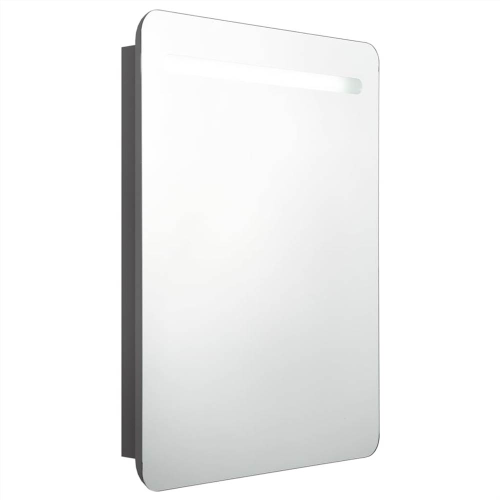 LED Bathroom Mirror Grey 60x11x80 cm