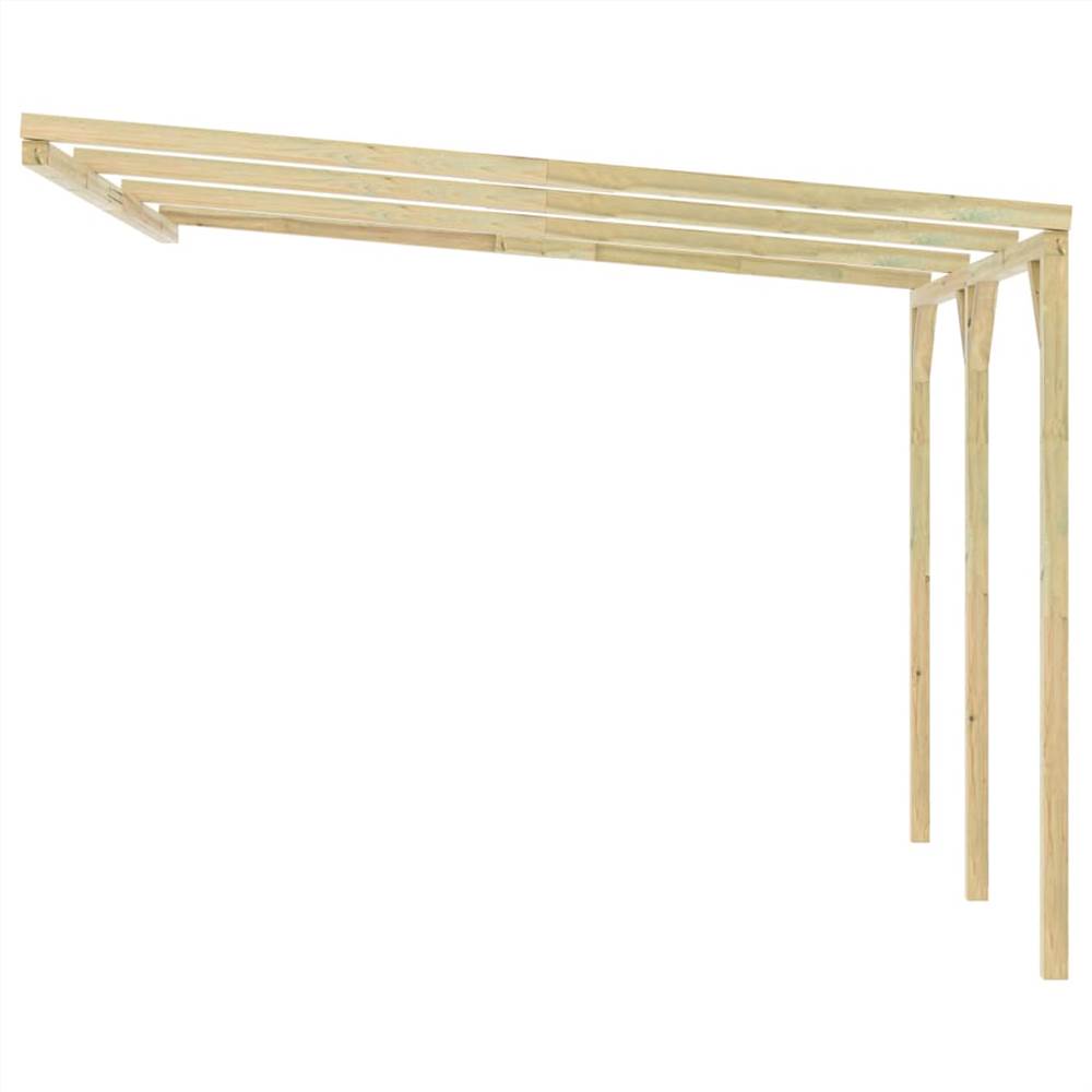 Lean-To Pergola 3x3x2.1 m Wood