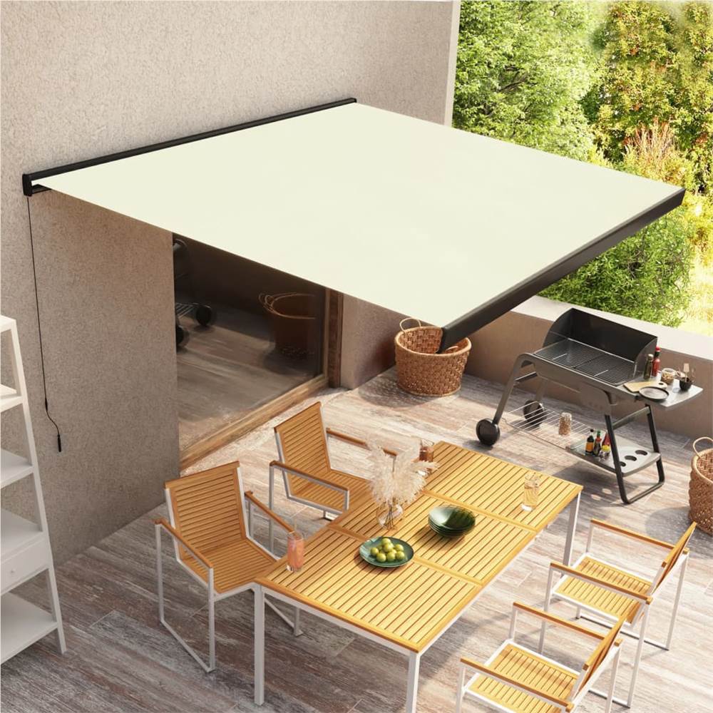 

Manual Cassette Awning 350x250 cm Cream