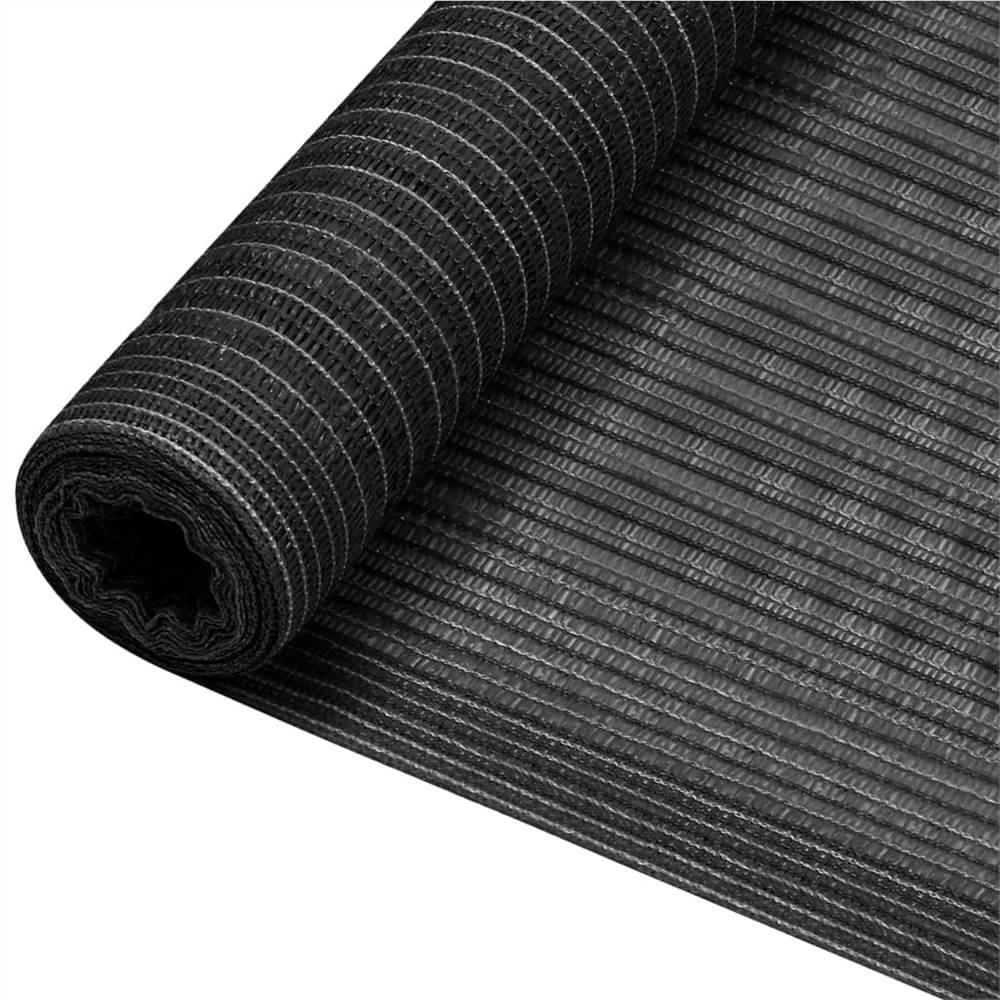 Privacy Net Anthracite 1.2x25 m HDPE 75 g/m²