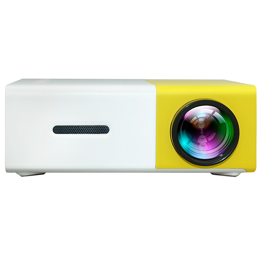 YG300 Pro Mini LED Projector Native 480x272 Yellow White