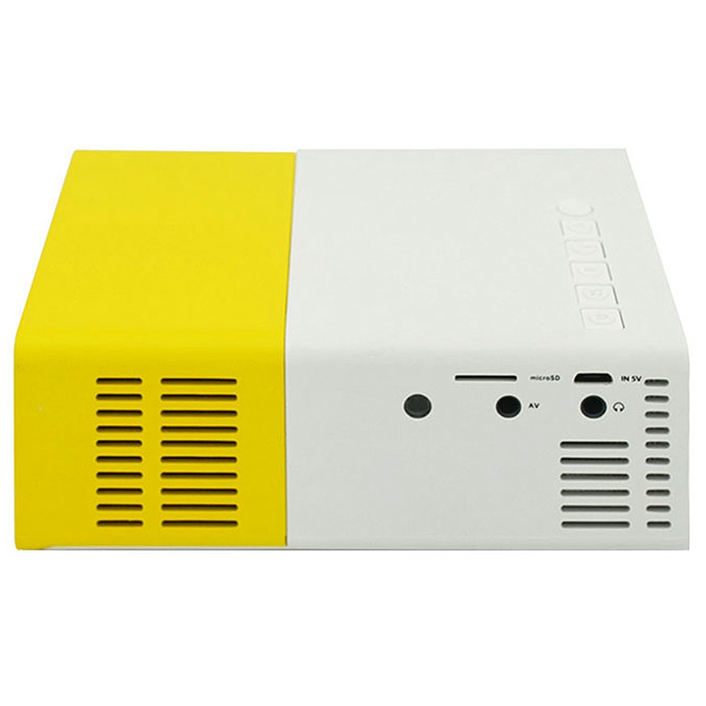 YG300 Pro Mini LED Projector Native 480x272 Yellow White