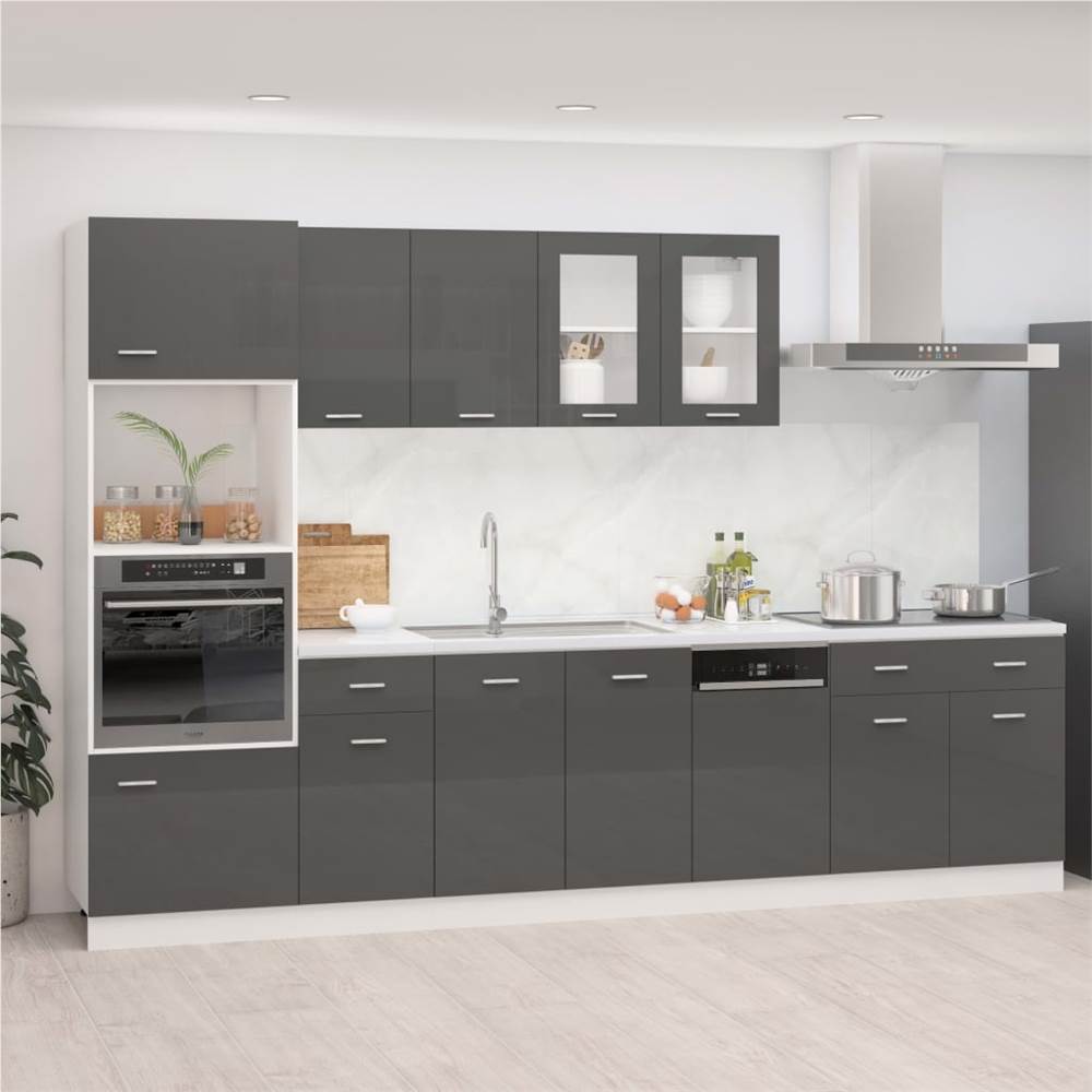 Single Bowl Franke 800 Sink Luxe Grey Gloss 80cm Kitchen Unit Cabinet Cupboard 