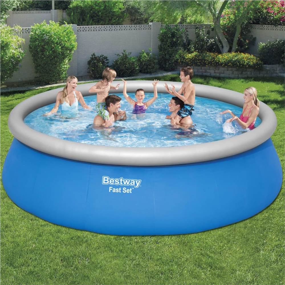 

Bestway Fast Set Inflatable Swimming Pool Set Round 457x122 cm