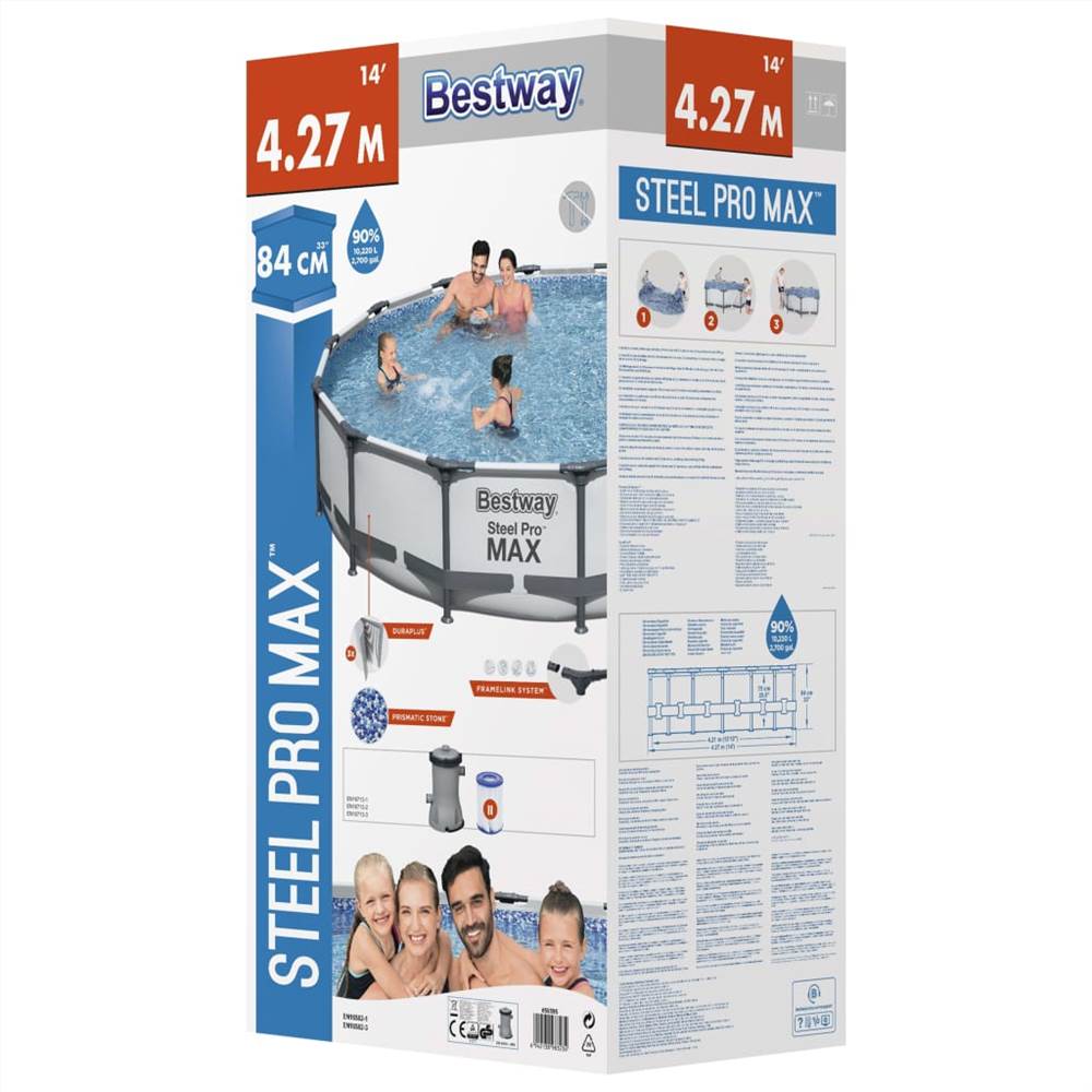 Bestway Steel Pro MAX Swimming Pool Set 427x84 cm