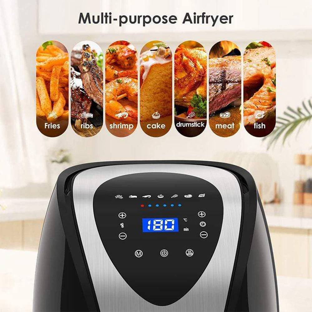 HOSOME GLA-618 Air Fryer 1400W Motor 4.5L Capacity Black