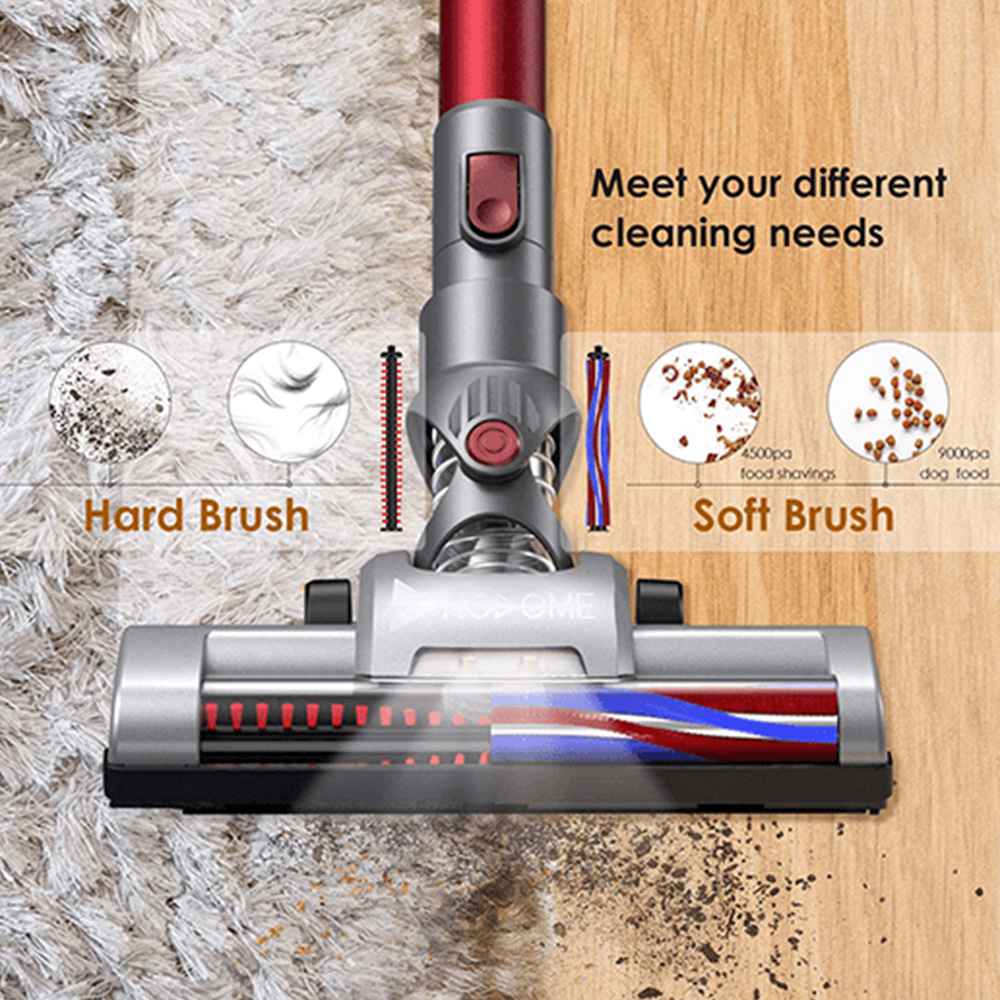 MUZILI H20180 Handheld Cordless Vacuum Cleaner Red
