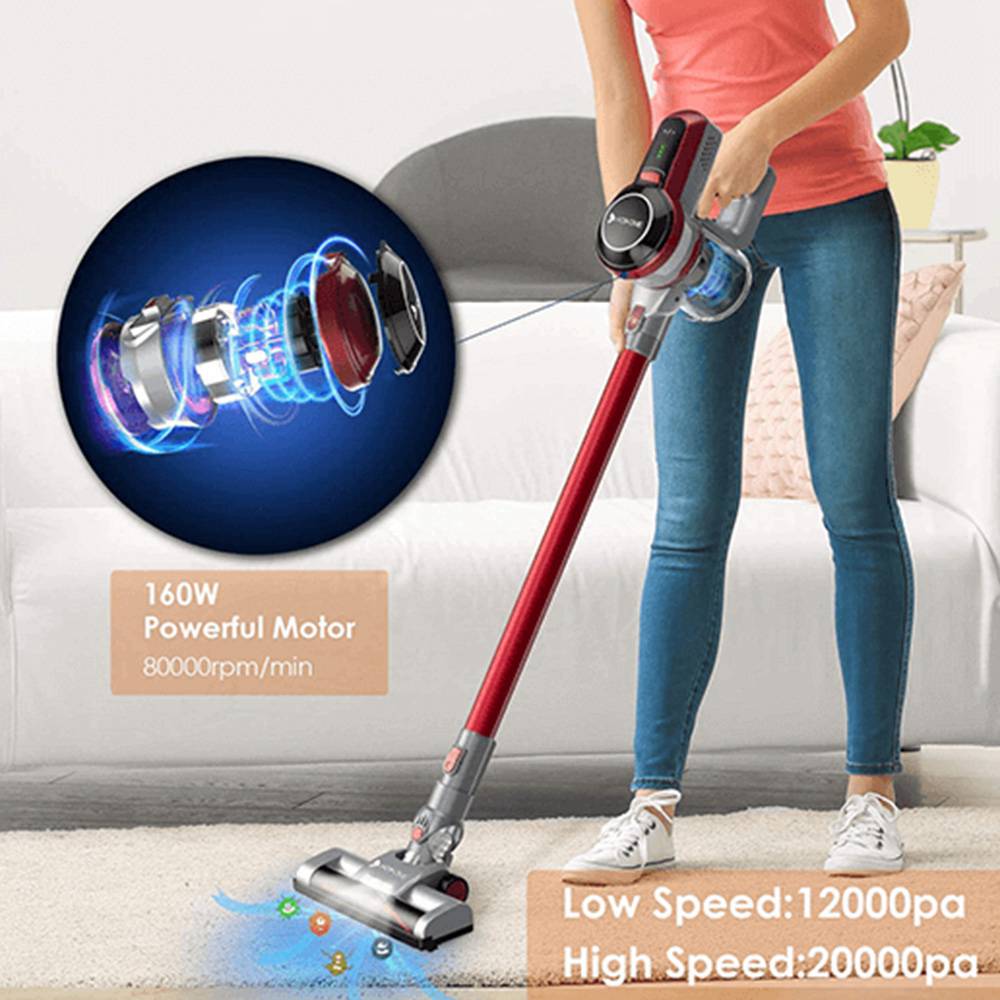 MUZILI H20180 Handheld Cordless Vacuum Cleaner Red