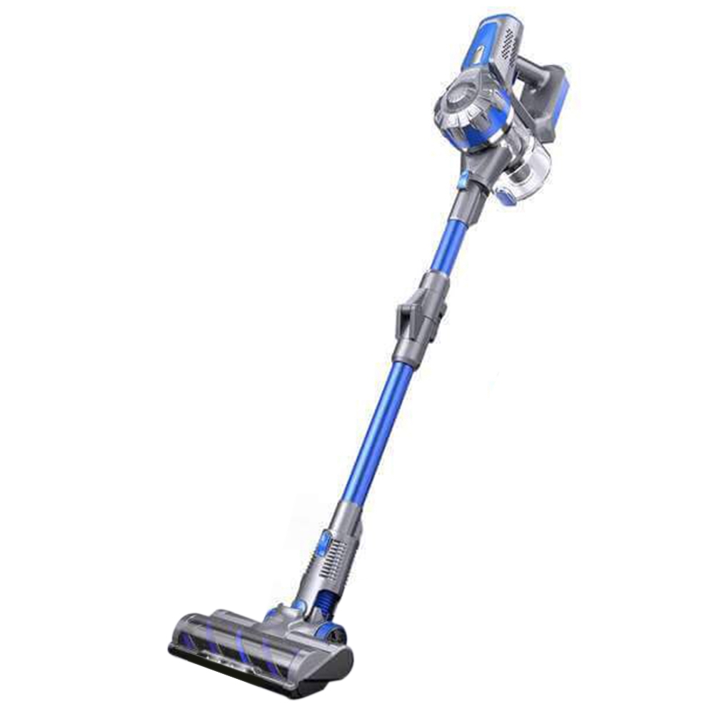 

Hosome S107 Handheld Cordless Vacuum Cleaner 160w Power 15Kpa Powerful Suction with Smart Touch Screen and 2500mAh Battery for Carpets, Hard Floors and Tiles - Blue