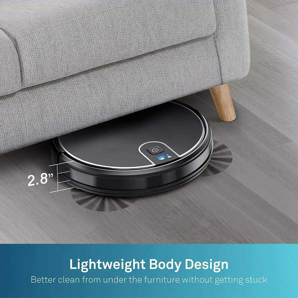 Moosoo MT-710 Automatic Smart Robot Vacuum Cleaner/Slim Support hot Alexa & Google