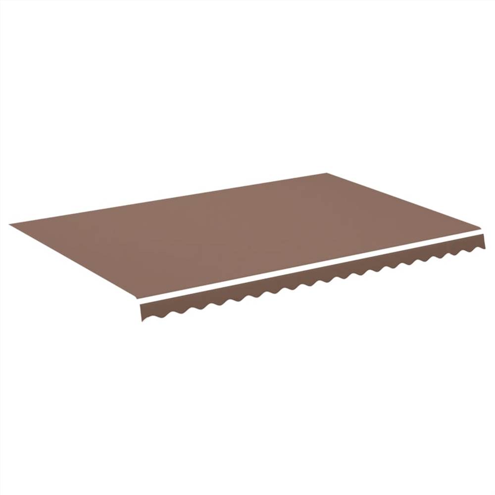Replacement Fabric for Awning Brown 4.5x3 m