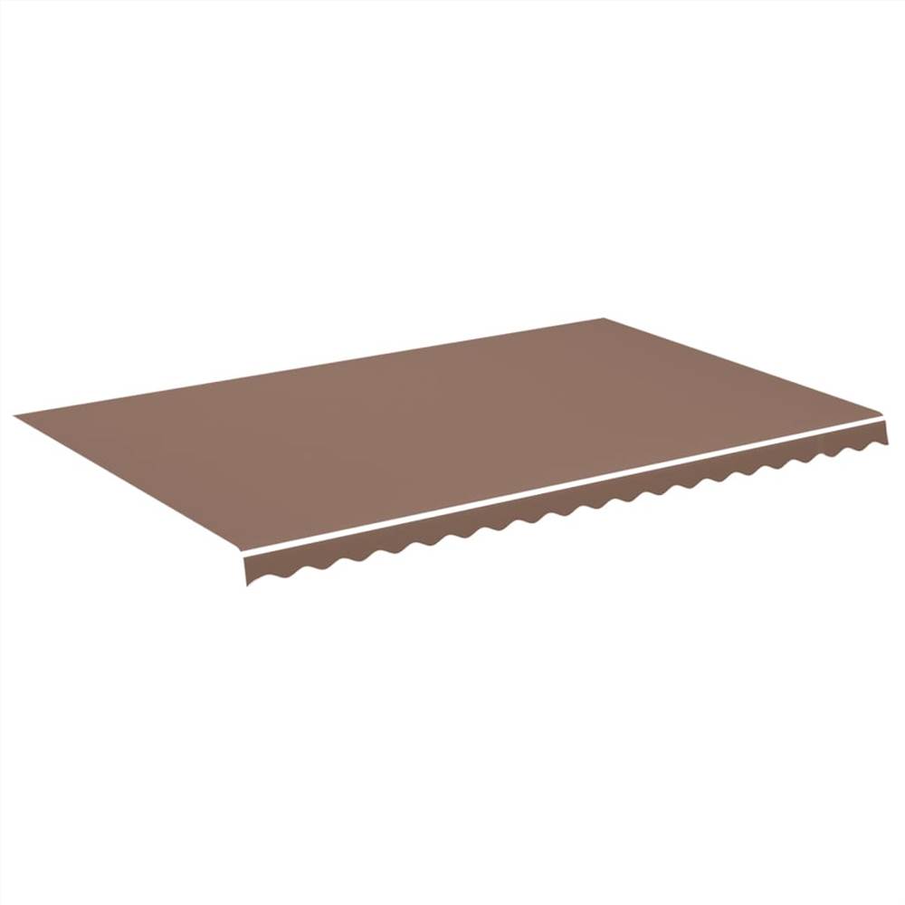 Replacement Fabric for Awning Brown 5x3 m