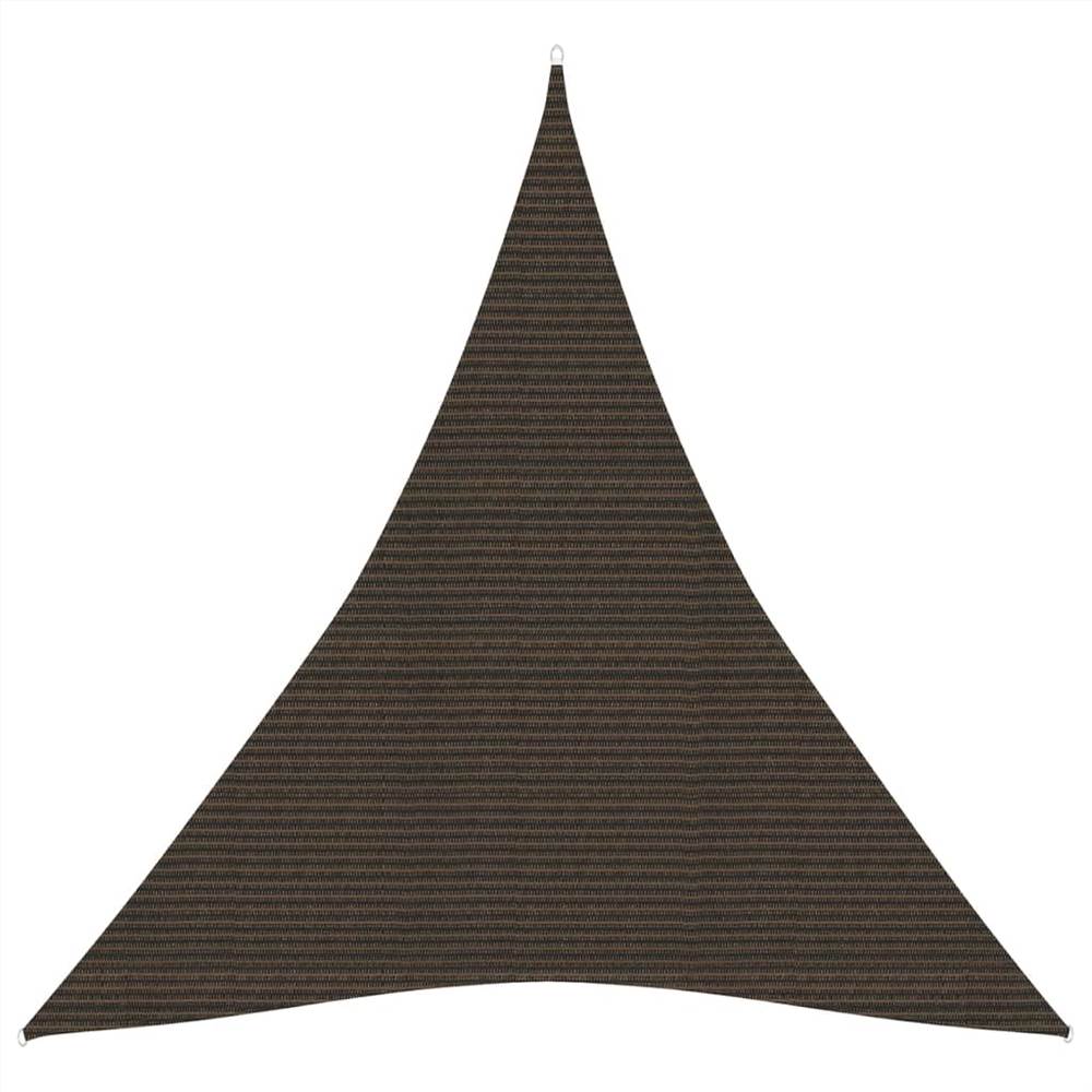 

Sunshade Sail 160 g/m² Brown 5x7x7 m HDPE