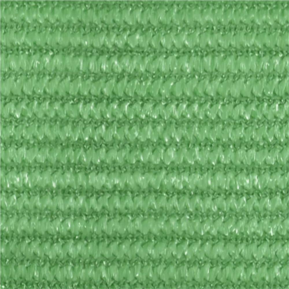 Sunshade Sail 160 g/m² Light Green 5x7x7 m HDPE