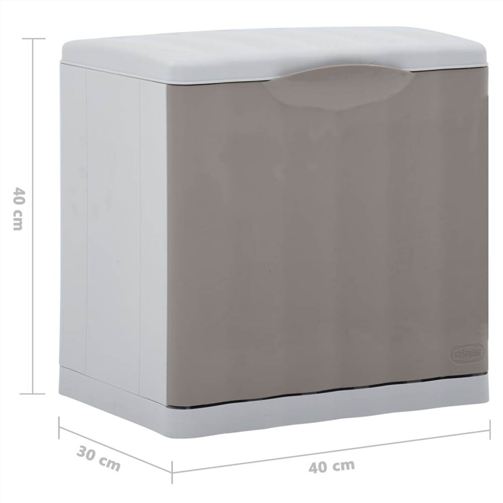 Waste Separation Bin Taupe 20 L 40x30x40 cm