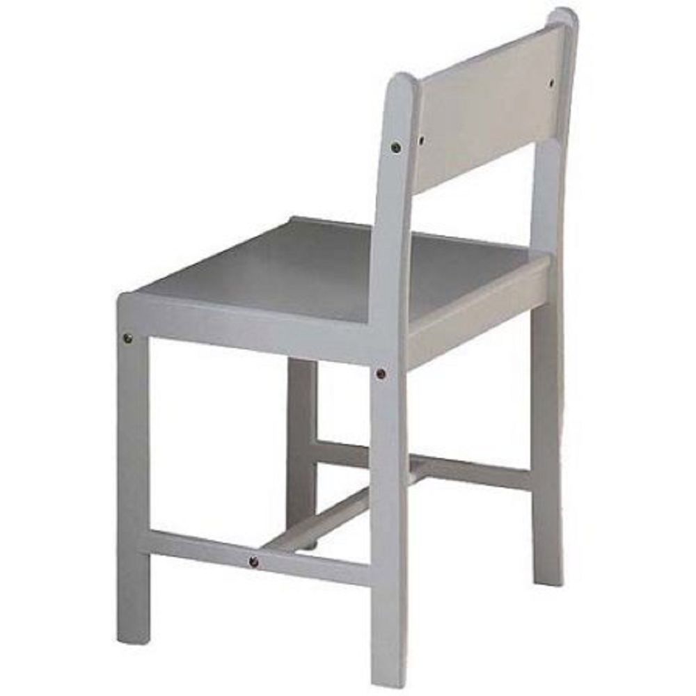 ACME Wyatt เก้าอี้ไม้พักผ่อนที่ทันสมัยสำหรับห้องนั่งเล่น, ห้องนอน, ห้องรับประทานอาหาร, สำนักงาน - สีขาว