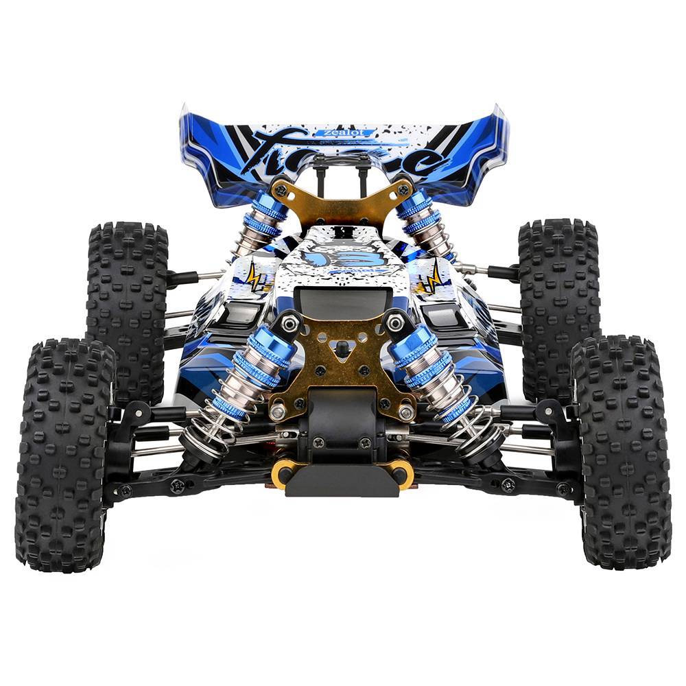 Wltoys 124017 V2 Upgraded 4300KV Motor 1/12 2.4G 4WD 75km/h Brushless Metal Chassis RC Car RTR – Three Batteries