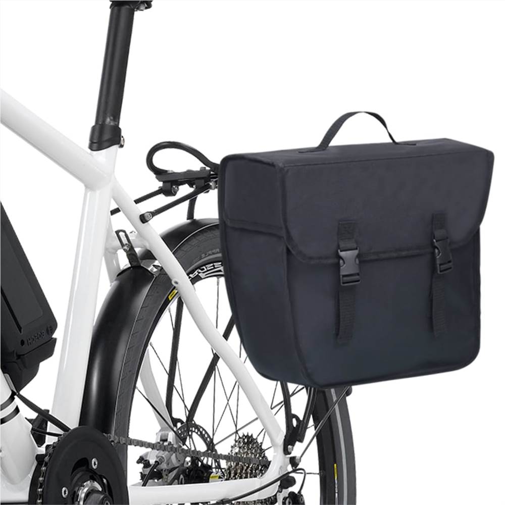 Single Bicycle Bag for Pannier Rack Waterproof 21 L Black 16 Single Bicycle Bag for Pannier Rack Waterproof 21 L Black