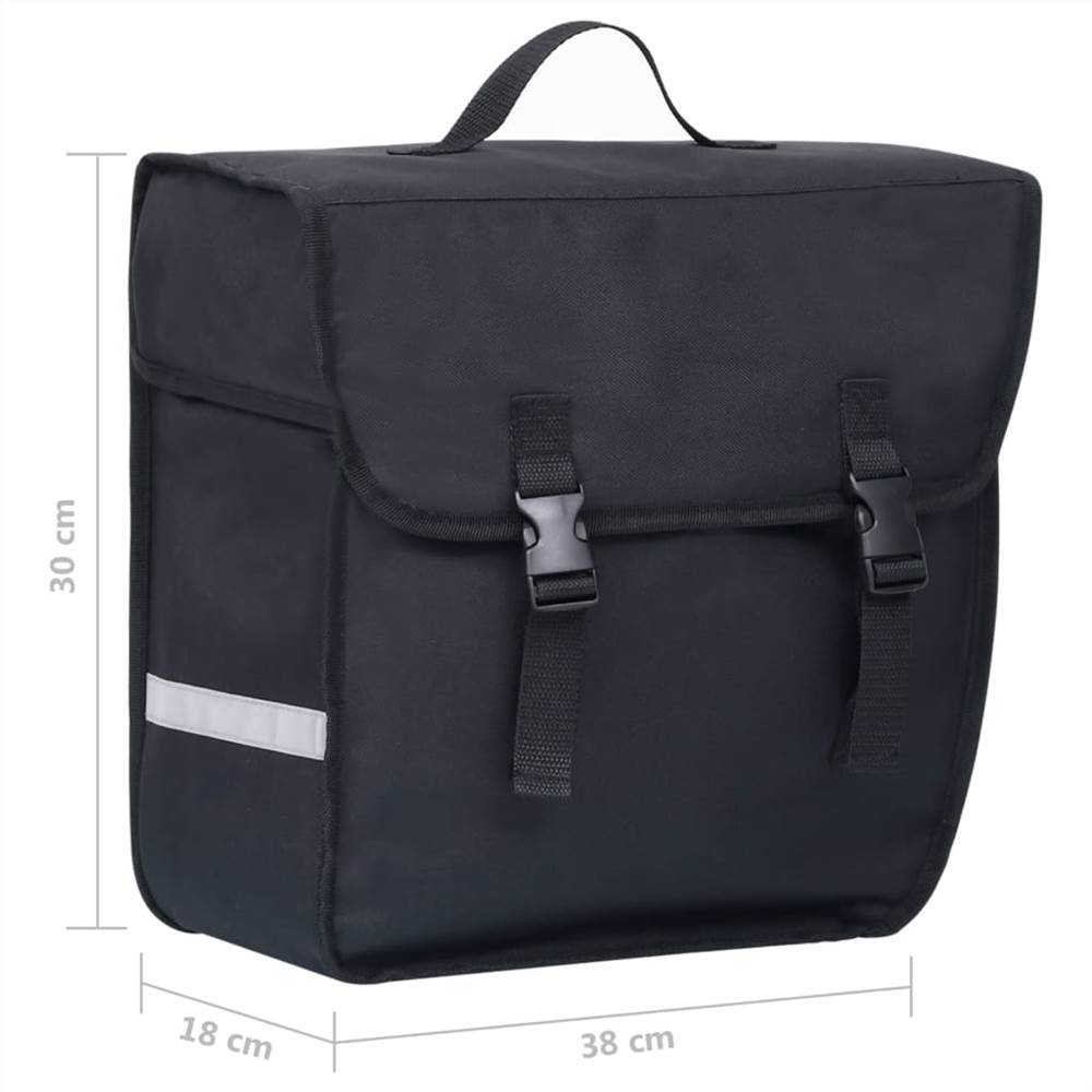Single Bicycle Bag for Pannier Rack Waterproof 21 L Black