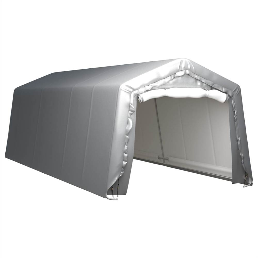 Storage Tent 300x750 cm Steel Grey
