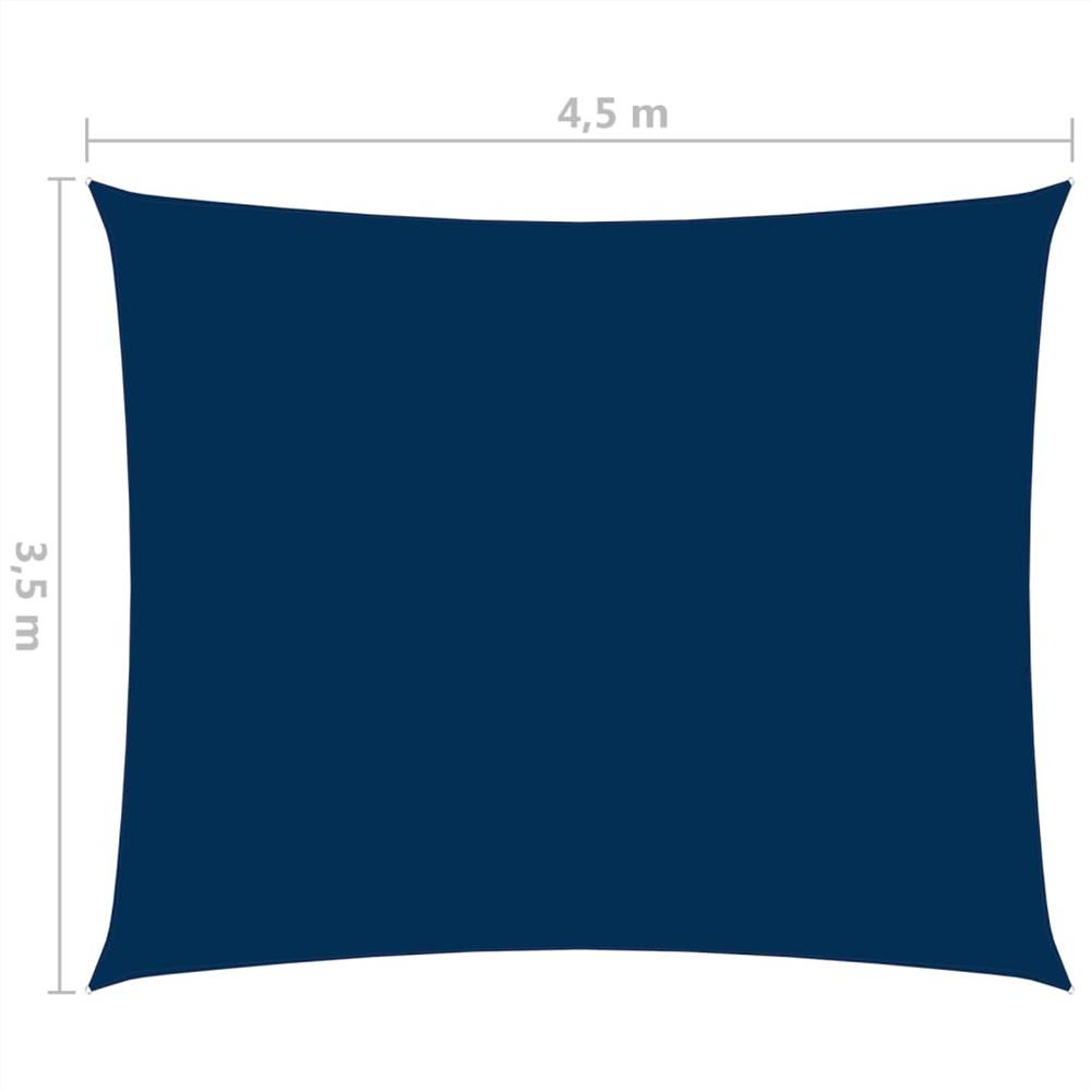 Sunshade Sail Oxford Fabric Rectangular 3.5x4.5 m Blue