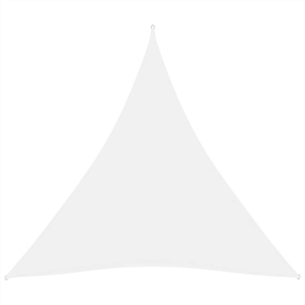 Parasol Voile Oxford Tissu Triangulaire 3x3x3 m Blanc